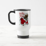 Santa Yorkie Travel Mug