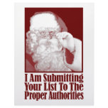 Santa, Your Christmas List, and The Authorities letterhead