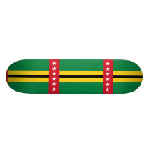 Santander Department, Colombia flag Skate Deck