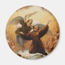 Sant'Antonio in Gloria by Odorico Politi Fridge Magnets