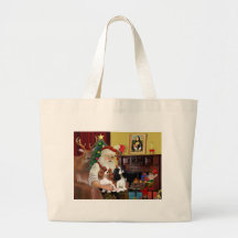 Santa's 2 Cavalier Kings Charles Bags