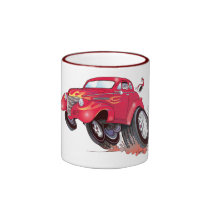 Santa's 39 Chevy mug mugs