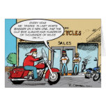 Santa's annual bike trade-in card