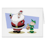 Santa's Bad Year Christmas Card