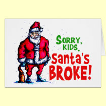 Santa's Broke cards