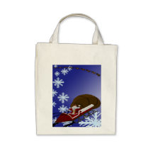 Santa's Card Tote Bags
