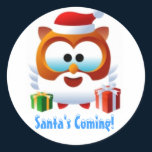 Santa's Coming! stickers