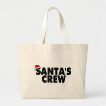 Santas Crew Canvas Bags