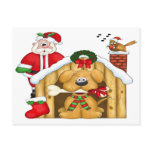 Santa's Dog House - Postcard