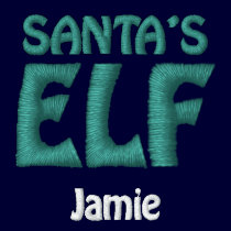 Santa's Elf embroidered shirts
