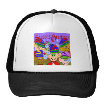 Santas' Elves Mesh Hats