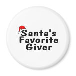 Santas Favorite Giver Refrigerator Magnets