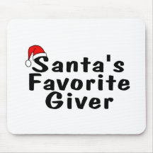 Santas Favourite Giver Mousepads