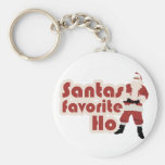 Santas Favourite Ho Funny Christmas Key Chain