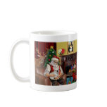 Santa's French Bulldog (fawn) mugs