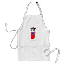 Santa's Golf Bag Aprons