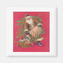 Santa's Goodies Fridge Magnet