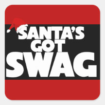 Santa's got SWAG Stickers