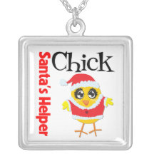 Santa's Helper Chick Pendant