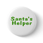 Santas Helper Green Pin