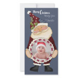 Santa's Hug - Photo Holiday Card photo cards