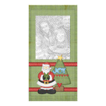 Santa's Joy Christmas Photo Card
