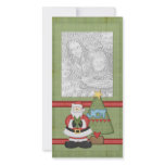 Santa's Joy Christmas Photo Card photo cards