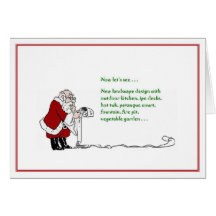Santa's List Card