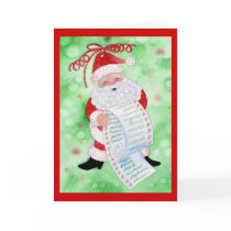 Santa's List Greeting Card #2