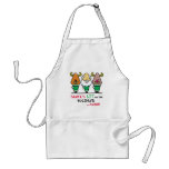 Santa's Lit for the Holidays Aprons