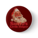 Santa's Little Helper buttons