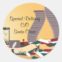 Santa's Mailroom Sticker