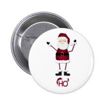Santa's Math Pinback Buttons