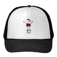 Santa's Math Trucker Hat