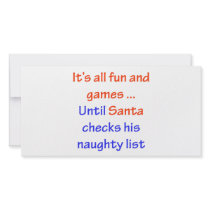 Santa's Naughty List