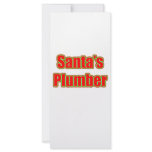 Santa's Plumber rack cards