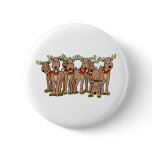 Santa's Reindeer Buttons