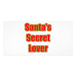 Santa's Secret Lover Photo Card Template