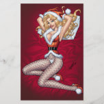 Santa's Sexy Blonde Wife in Satin Sheets by Al Rio Full Colour Flyer