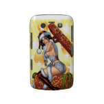 Santa's Sexy Christmas Present Pinup by Al Rio casemate cases