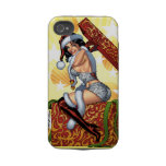 Santa's Sexy Christmas Present Pinup by Al Rio casemate cases