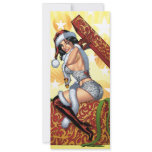 Santa's Sexy Christmas Present Pinup by Al Rio invitations