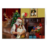Santa's Sheltie (sw) Cards