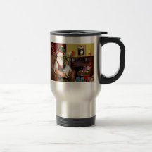 Santa's Shetland Sheepdog (L) Mug