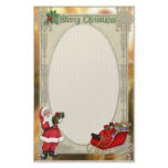 Santa's Sleigh Stationery Design
