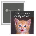 Santa's Snack - Designer Christmas Button