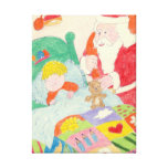 Santa's Visit II Canvas Print