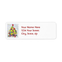 Santa's Work is Done address label