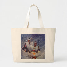 Santa's Workshop at the North Pole, Christmas Eve Canvas Bag