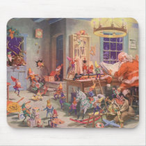Santa's Workshop at the North Pole, Christmas Eve Mouse Pad